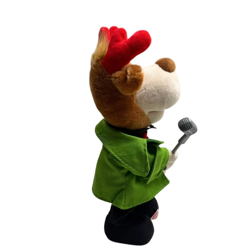 Sound N' Light Animated Christmas Reindeer Sings Uptown Funk SEE VIDEO